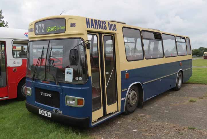 Harris Bus Volvo B10M Plaxton Bustler D302PEV